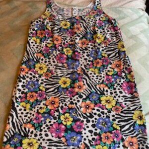 Summer Flower Mini Dress